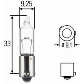 Лампа 24V/ P21W (повторитель передний)