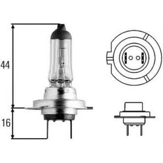 Лампа H7 24v 70W Hella